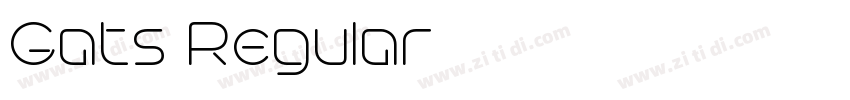 Gats Regular字体转换 Gats Regular字体转换